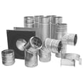 thumbnail image 1 of Duravent 3" PelletVent Double Wall Vent Pipe Kit for Pellet Stove Indoor Heater Exhaust, 1 of 6
