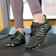 thumbnail image 6 of ChiVerve Hiking Barefoot Shoes for Women Men Breathable & Non-Slip Athletic Footwear Wide Toe Water Shoes, Designed for Walking & Running & Swimming | Green, 12.5 Men, 6 of 9
