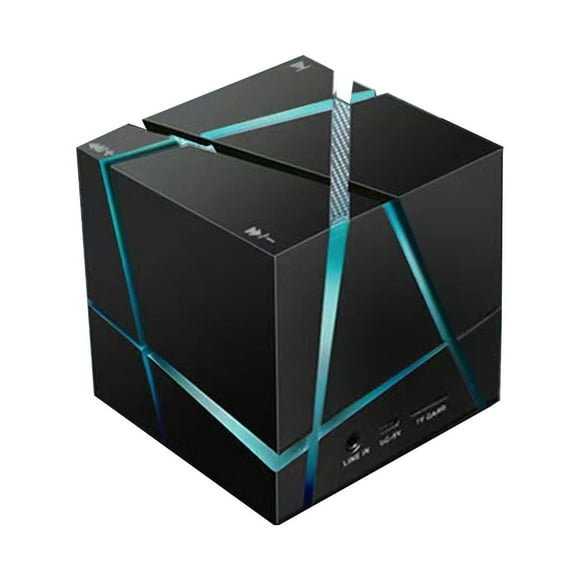 Rbaofujie Upgraded, Mini Small Bluetooth Speakers,Waterproof Speaker with Bass Radiator, LED Light, Shower Speaker, Portable Speakers Bluetooth Wireless, Electronic Gifts