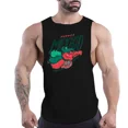 thumbnail image 3 of Camiseta sin mangas de baloncesto para exteriores, de secado rápido, para las cuatro estaciones, para gimnasio, de moda, Y2k, para deporte, ocio, transpirable, sin mangas, ropa para hombre, FNAF, 3 of 5