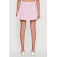 thumbnail image 4 of Womens Gingham Lace Trim Tiered Mini Skirt, 4 of 4