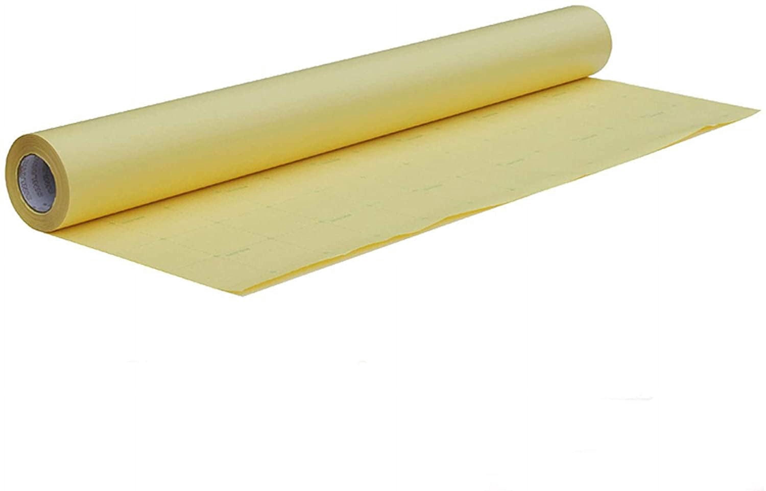 INTBUYING 50inX164Ft Glossy Cold Laminating Film Yellow Self-Adhesive Lamination Vinyl Film 1Roll for Cold Lamina-tor