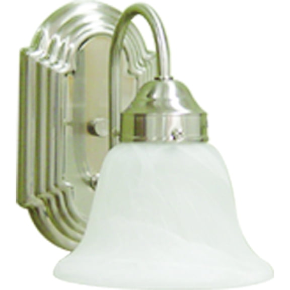 Volume Lighting  Marti 1-Light Indoor Brushed Nickel  Wall Sconce