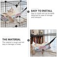 thumbnail image 5 of HORIALENCE 1 Set Dog Fence Black Plastic Pet Safety Enclosure Indoor Use, 5 of 5