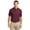 Burgundy, variant on Port Authority Polo with Pocket (K500P) Dark Green, XL
