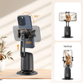 thumbnail image 4 of P05 AI Follow Gimbal 360 Rotation Face Tracking Stabilizer Filming Portable Desktop Cellphone Holder for Live/Photo,1 x Follow Gimbal,Black, 4 of 7