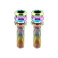 thumbnail image 2 of LOVIVER 2 Pièces Tige de Guidon de Vélo Vis Titane M6 Pièce de Rechange Accessoire M6 19, 2 of 8