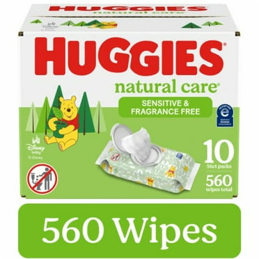 Huggies Natural Care Unscented Sensitive Baby Wipes