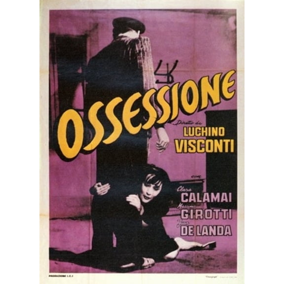 Posterazzi MOV199639 Ossessione Movie Poster - 11 x 17 in.