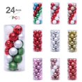 thumbnail image 3 of 24PCS Christmas Ball Ornaments Xmas Tree Ornaments Balls Celebration, Wedding, Party Decorations, Christmas Tree Hanging Balls Christmas Balls, 3 of 3