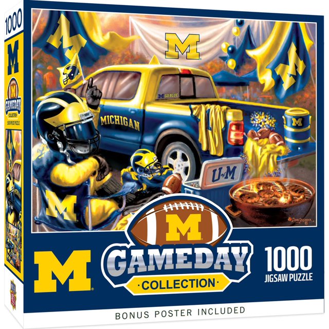 Rompecabezas Masterpieces NCAA Michigan Wolverines, 1000 unidades
