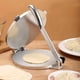 thumbnail image 2 of Prensa para Tortillas, Prensa para Pan Plano, Aluminio de 8 Pulgadas, para Tortillas, Quesadillas, Pizzas y Más, Prensa de Rotación Plateada Dough Press, Prensa para Quesadillas Empanada, Prensa para, 2 of 5
