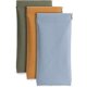 thumbnail image 1 of Paquete de 3 estuches de cuero para anteojos Estuche suave de PU para anteojos de sol Estuches portátiles con tapa apretada para anteojos para hombres y mujeres Amarillo Azul Verde 18 x 9 cm, 1 of 5