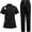 black, variant on Pet Groomer Beauty Salon SPA Cosmetology Scrub Set Soft Top and Joggers Pant Professional Uniform Outfit