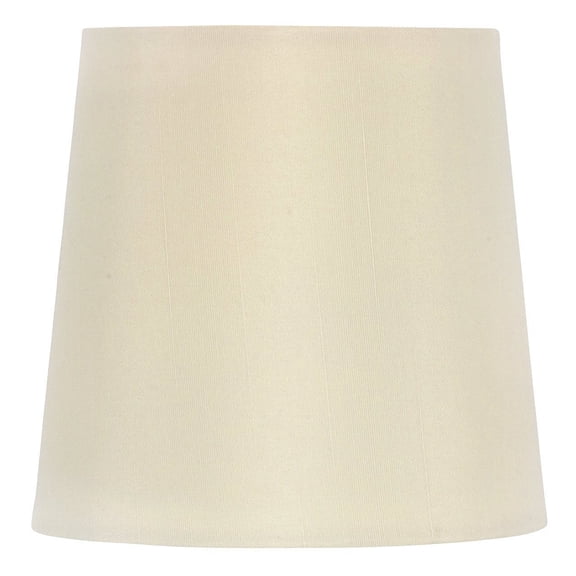 Eggshell Silk 4 Inch Retro Drum Clip On Chandelier Lampshade