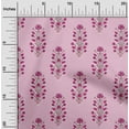 thumbnail image 1 of oneOone Tissu Viscose Chiffon Feuilles & Floral Imprimé au Mètre 42 Pouces de Large, 1 of 4