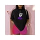 thumbnail image 2 of Playera Blusa De Puño Levantado Con Un Pañuelo Dia De La Mujer Color Negro Talla Chica Marca Emil SaEs, 2 of 4