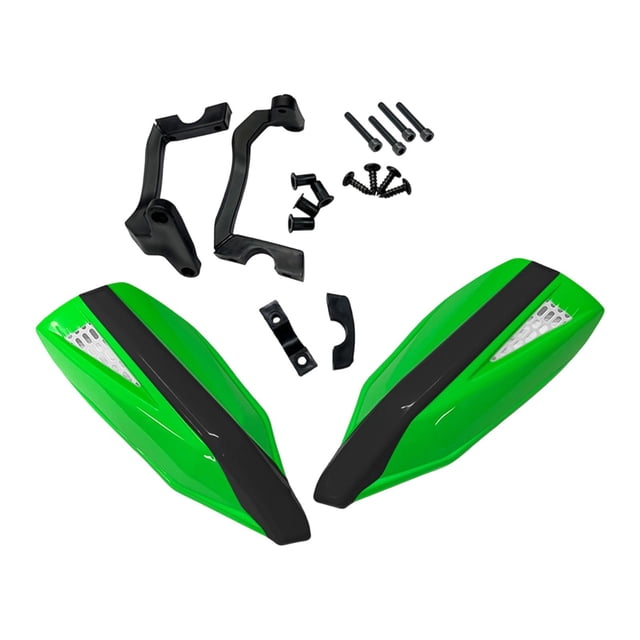 Almencla Motorcycle Handguards Brake Guards Supplies Motorcycle Accessories Windproof Multipurpose Practical Protector Hand Protection Green