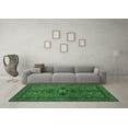 thumbnail image 3 of Ahgly Company Indoor Square Persian Emerald Green Traditional Area Rugs, 3' Square, 3 of 4