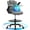 GREY, variant on JONPONY 500 lbs Tall Office Chair with Flip-up Armrests for Standing Desk Executive Ergonomic Computer Leather Desk Chair with Lumbar Support, Adjustable Foot Ring for Home,Black