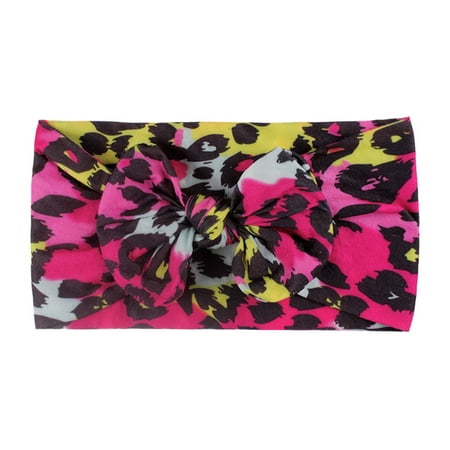 

Dadaria Hair Bows for Girls Kids Newborn Girls Baby Leopard Headband Hair Band Bow Accessories Headwears A Boys Girls