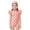 Red, variant on Girls Swimsuit Long Sleeve One-Piece Rash Guard Bathing Suit with Hat,UPF 50