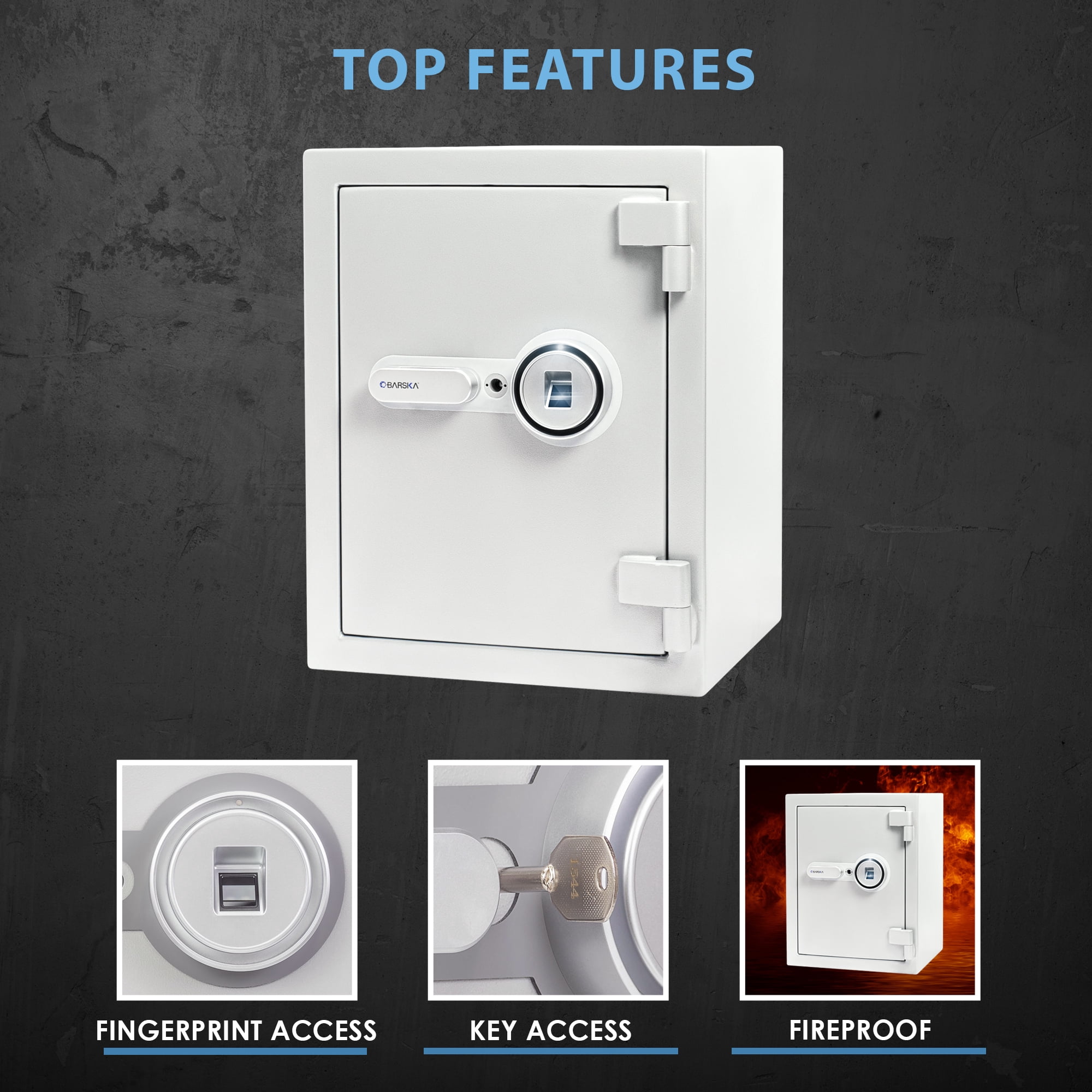 Barska Biometric Fireproof Safe