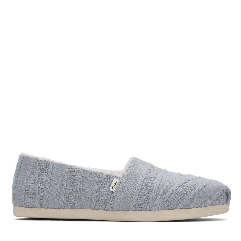 ulykke bark spurv TOMS Ash Canvas Women Adult 8 10017733 Stone Grey - Walmart.com