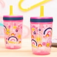 thumbnail image 5 of Zak Designs 15oz Kelso Toddler Cups For Travel or At Home, Durable Plastic Sippy Cups With Leak-Proof Design is Perfect For Kids (Starpower), 5 of 9