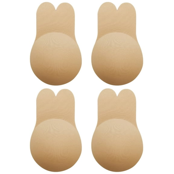 LELINTA 2 Women Invisible Silicone Breast Pads Boob Lift Tape Bra Nipple Cover Sticker Pad