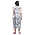 thumbnail image 4 of Moomaya Chemise de Nuit d'Allaitement à Col Rond Imprimée pour Femmes en Coton, 4 of 6