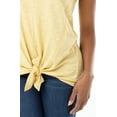 thumbnail image 3 of Liverpool Women's Tie Front Tank, Size Small - Sunlight, 3 of 5