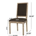 thumbnail image 5 of Dining Chairs for Home | Inspire Old - fashioned Dining Experience | Fabric - made for Softness | Upgrade Traditional Seating, 5 of 7