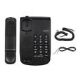 thumbnail image 2 of Labymos Portable Corded Telephone Phone Pause/ Redial/ Flash/ Mute Mechanical Lock Wall Mountable Base Handset, 2 of 8