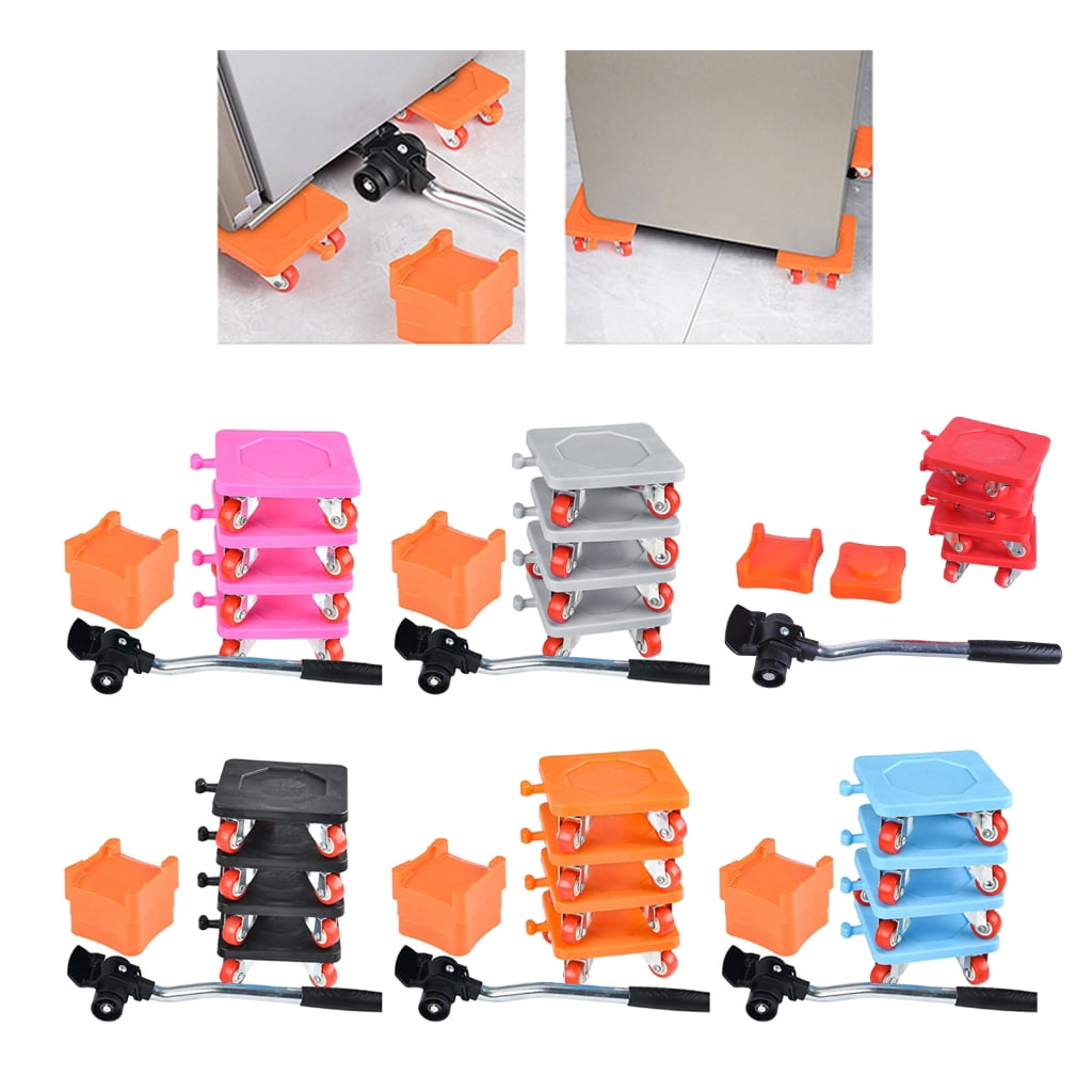 Yammee Heavy Duty Furniture Moving Casters 360 Degree Rotation Furniture Mover Wheel