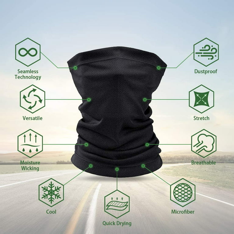 Codream Neck Gaiter Summer Neck Gaiters Face Cover Cooling Neck Wraps Balaclava Neck Scrf Bandanas for Men and Women Outdoor Sports Fishing Cycling