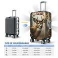thumbnail image 6 of Daiia American Wildlife Deer Forest Luggage Cover, Thickened Washable Travel Luggage Covers, Elastic Unique Baggage Covers for 18-20 inch Luggage-Large, 6 of 9