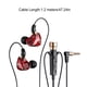 thumbnail image 5 of Bearachild Auriculares con cable para PC, portátiles, 96dB, 3,5mm, gancho para la oreja, reducción de ruido, auriculares internos para hacer Teléfono y Comunicación rojo 1.2 millones, 5 of 6