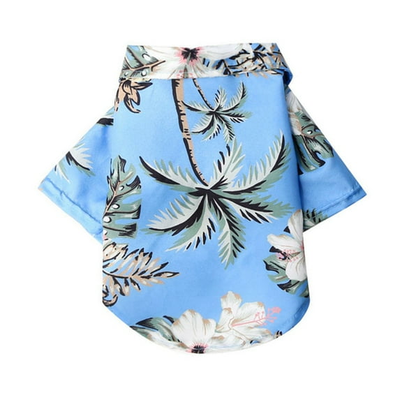 Pet Hawaiian beach shirt, Hawaiian beach style fashion dog shirt for small dogs