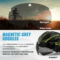 thumbnail image 4 of FUNWICT Bicycle Helmet with Light and Magnetic Goggles Lightweight Bike Helmet for Adult Men Women, 4 of 9
