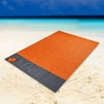 thumbnail image 1 of Manta de playa Manta de picnic Estera de picnic portátil con bolsa de almacenamiento Estera de camping impermeable a prueba de arena Naranja 200cmx210cm perfecl, 1 of 8
