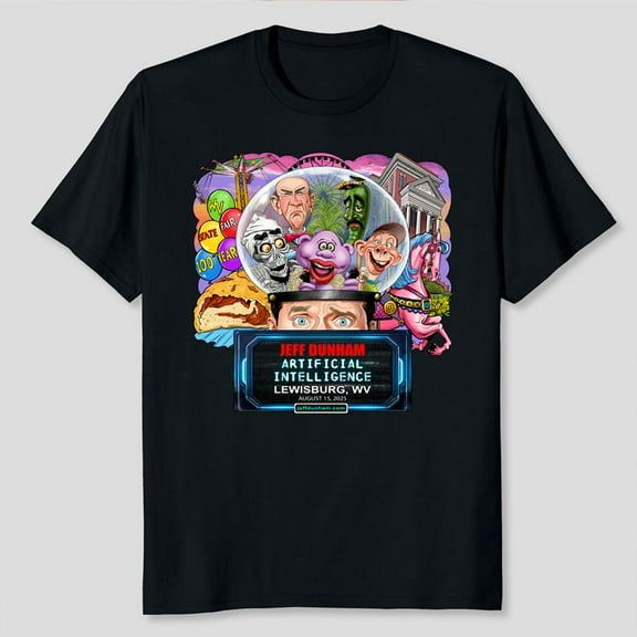 Jeff Dunham Lewisburg, WV (2025) Long Sleeve T-Shirt Unisex, Sizes S-5XL, Tbun