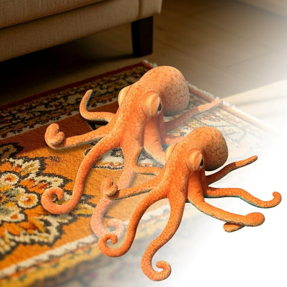 Doll Toy Sea Animal Squid Marine Life Stuffed Soft Cute Realistic Ocean Creature Underwater Kids