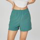 thumbnail image 4 of MKLEKYY Pantalones cortos deportivos para mujer, informales, de verano, para yoga, correr, entrenamiento, con bolsillos laterales divididos, cómodos, elásticos, transpirables y ligeros., 4 of 5