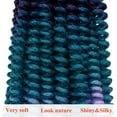 thumbnail image 5 of 3 Pack Spring Twist Braids 8" Ombre Colors Crochet Braids Synthetic Braiding Hair Extensions Pre-twisted Spring Twists Mini Passion Twist Fluffy Twist Hair 8inch 110g (30strands/pack), 5 of 7