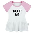 thumbnail image 1 of Hold Me Funny Dresses For Baby, Newborn Babies Skirts, Infant Princess Dress, 0-24M Kids Graphic Clothes (Pink Raglan Dresses, 6-12 Months), 1 of 4