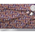 thumbnail image 3 of Soimoi Poly Georgette Fabric Pizza,Cake & Croissant Food Print Sewing Fabric Yard 52 Inch Wide, 3 of 3