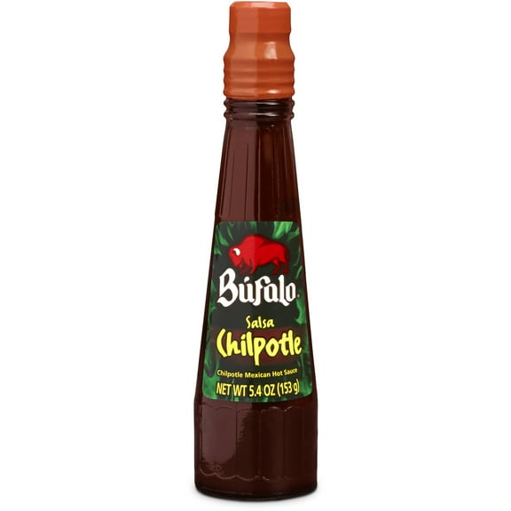 BUFALO Chipotle Very Hot Mexican Hot Sauce, 5.4 oz