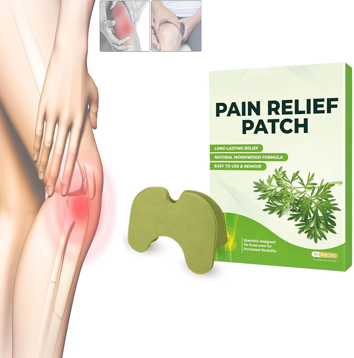 EELHOE Knee Pain Patches,Wellknee Pain Relief Patch for Knee,Knee