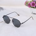 thumbnail image 2 of Gafas de sol de moda para mujer Marco redondo Retro Metal Gafas Accesorio Regalo (D)-197478.06 Tmvgtek Para estrenar, 2 of 8